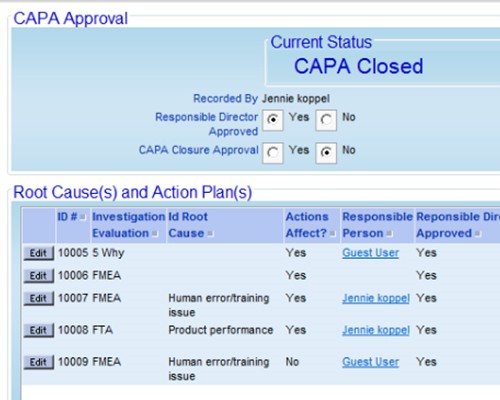 Approvals